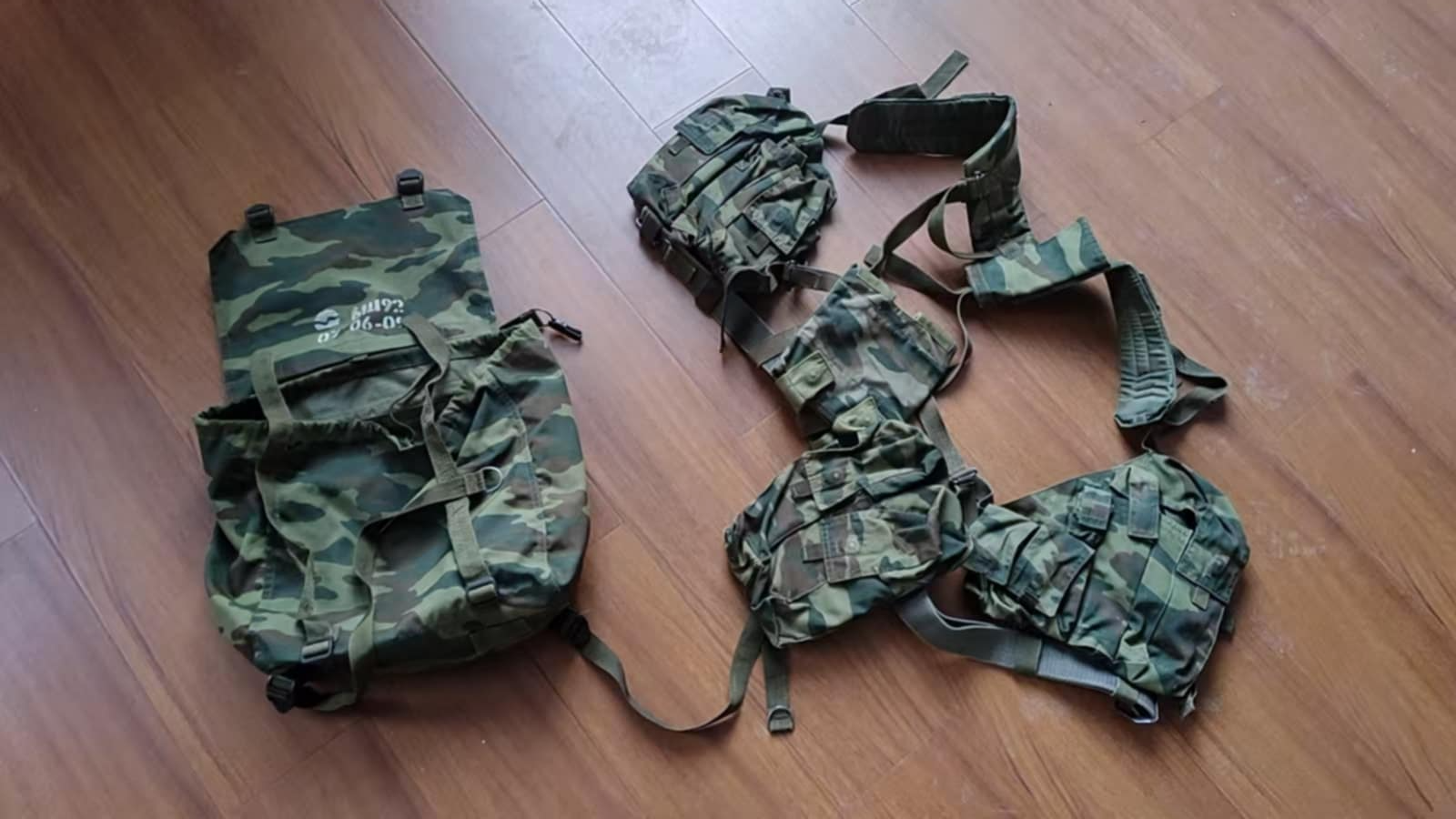 6SH92 Load bearing vest. Russian army vest. Full set with backpack
