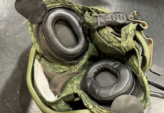 6B48 RATNIK Tanker helmet. Armokom helmet with headphones for tank crews